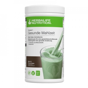 Herbalife-Formula-1---Shake-versch-Geschmacksrichtungen-Minze-Schokolade
