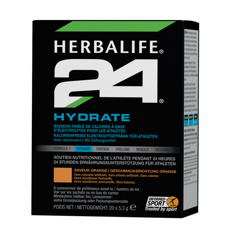Bild 1 von H24 Hydrate, Orange. 20 Portionspackungen