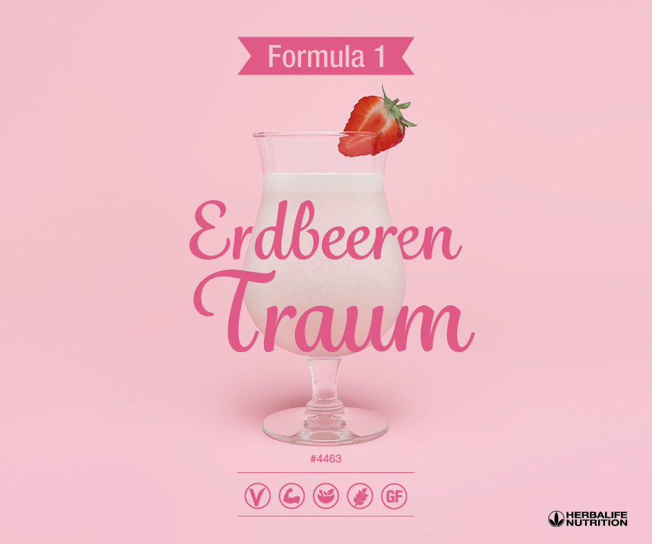 Bild 1 von Herbalife Formula 1 - Shake versch. Geschmacksrichtungen  / (Geschmacksrichtung) Erdbeeren Traum, 21 Portionen
