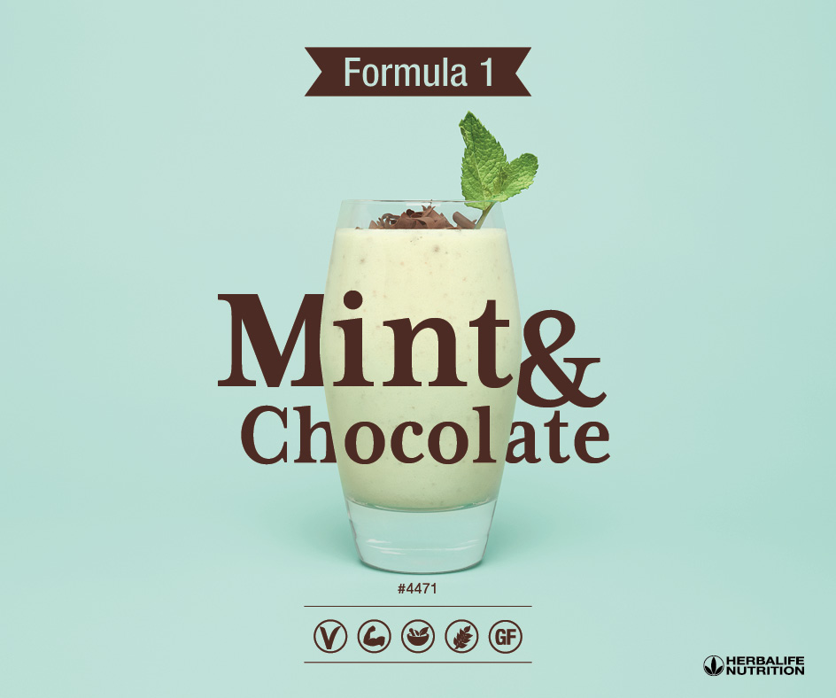 Bild 1 von Herbalife Formula 1 - Shake versch. Geschmacksrichtungen  / (Geschmacksrichtung) Mint & Chocolate, 21 Portionen